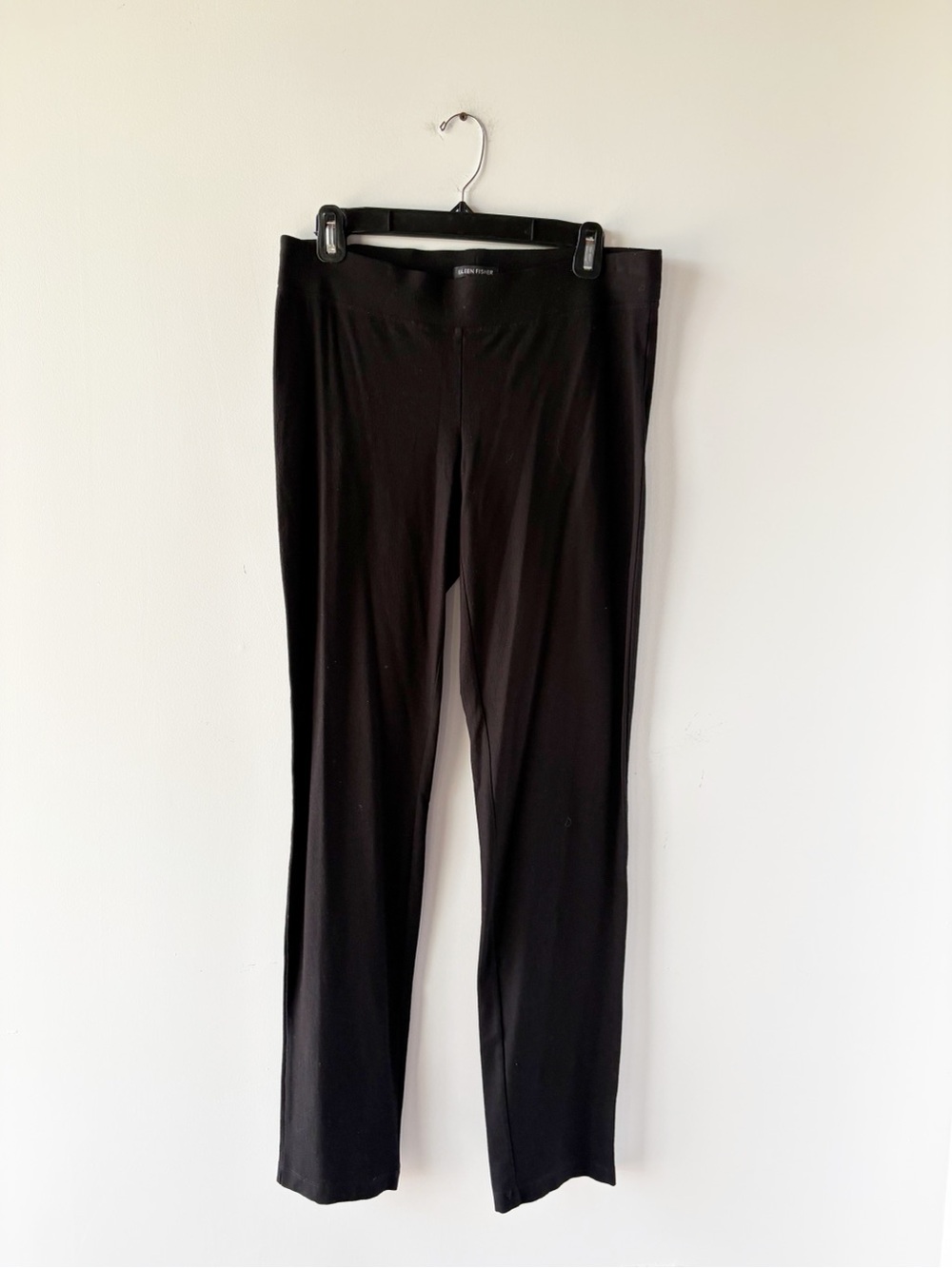 Eileen Fisher Washable Stretch Crepe Slim Straight Ankle Pants Black S Small